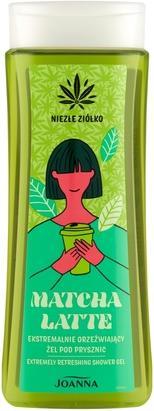Actual product image Joanna Extremely Refreshing Shower Gel Moisturizing Shower Gel Aromatic Matcha Latte Scent Gentle on (300 ml)