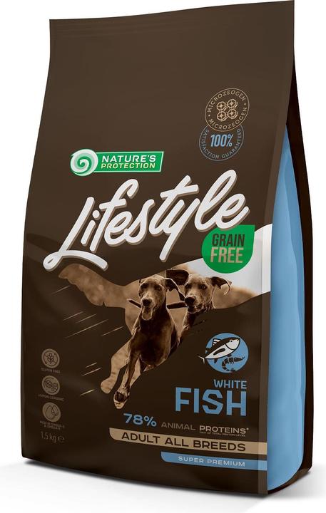Natures Protection Grain Free mit Weissfisch, 1.5 kg (Adult, 8 Stk., 1500 g)