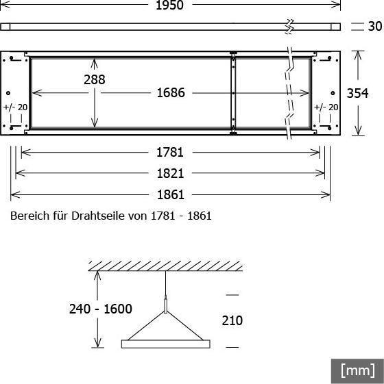 Image du produit LTS Suspension à LED (12570 lm)