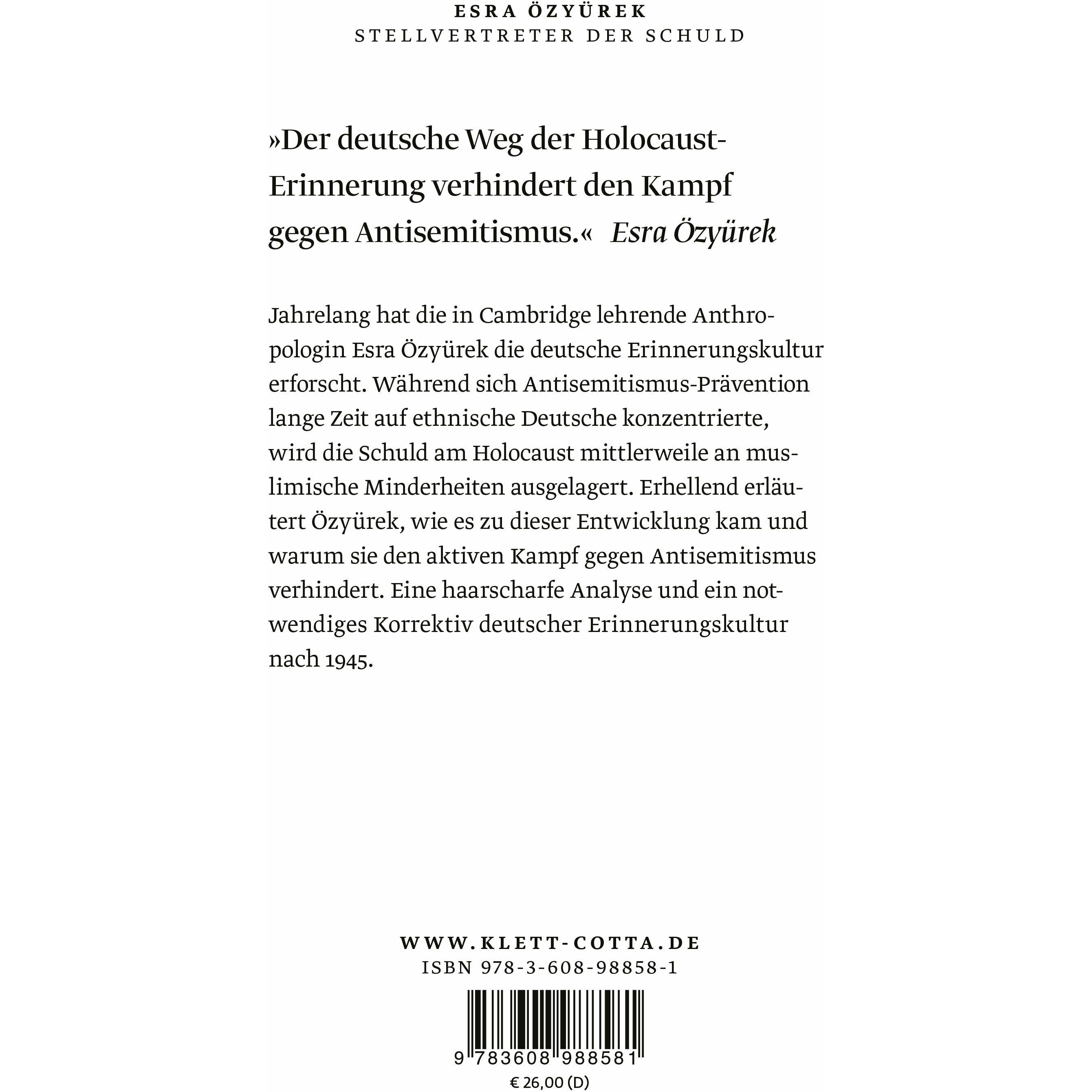 Thumbnail - Stellvertreter der Schuld, Sachbücher von Esra Özyürek