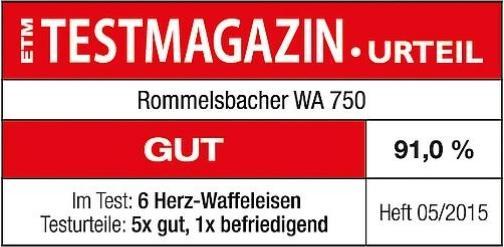 Actual product image Rommelsbacher Wa 750