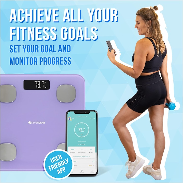 Produktbild Silvergear Körperfettwaage (180 kg)
