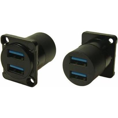 RS PRO USB-Steckverbinder 3.0 A, 2-Port Buchse, Ta, Cavo + Spina elettrica