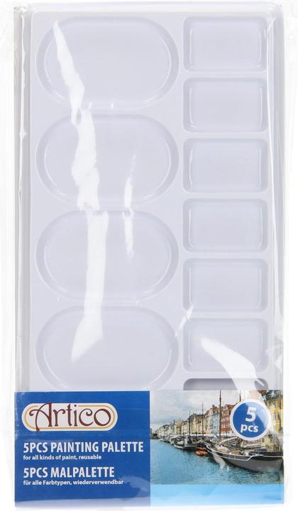 Malen Sie Palette, 5st.
