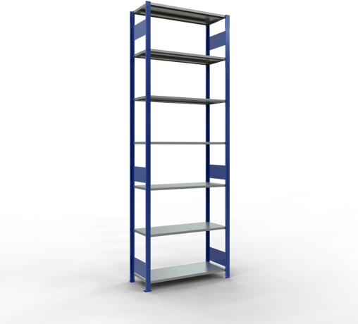 Immagine prodotto Schulte Lagertechnik Sistema di scaffalature di base senza viti MULTIplus150 con ripiani di lunghezza