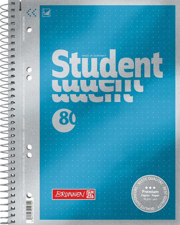 Actual product image Brunnen RING BINDER A5 4-L.DOTTED 80B SPIRAL (A5, Dotted)