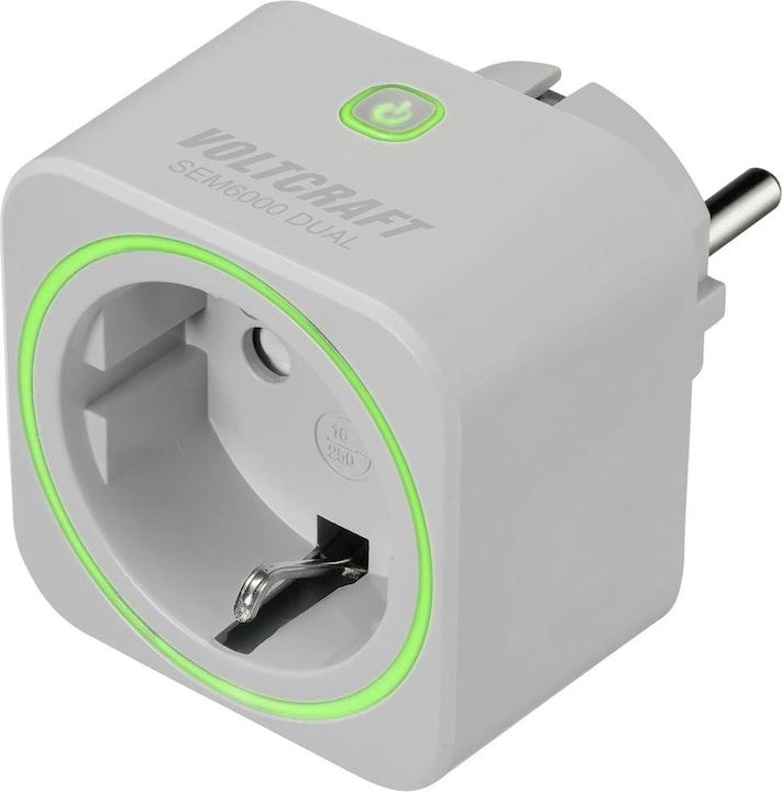 Produktbild Voltcraft SEM6000 DUAL Energiekosten-Messgerät Bluetooth®-Schnittstelle, Datenexport, Datenloggerf