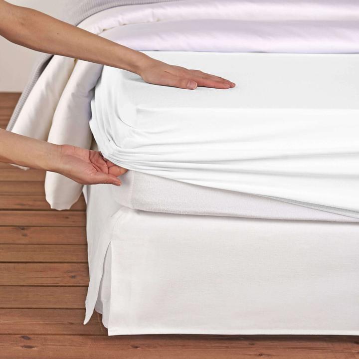Actual product image Schubiger Fixed sheet for topper jersey (200 x 200 cm)