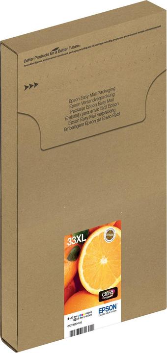 Produktbild Epson Multipack 5-colours 33XL Claria Premium Ink EasyMail (BK, C, M, Y)