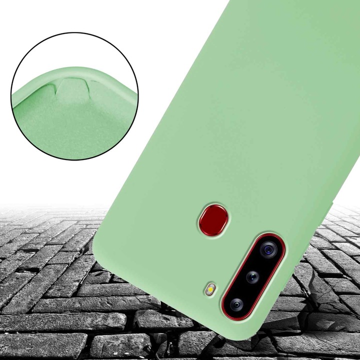 Produktbild Cadorabo TPU Cover Handy Kette Liquid (Samsung Galaxy A21)