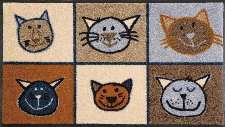 Produktbild Wash + Dry Fussmatte 50 x 75 cm Motiv MIAU MIAU (75 x 50 cm)