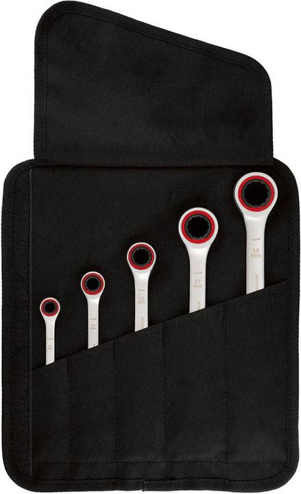 Actual product image Bosch Professional Combo Kit ratchet spanner set, 5 pcs. (17 mm, 10 mm, 19 mm, 8 mm, 13 mm)