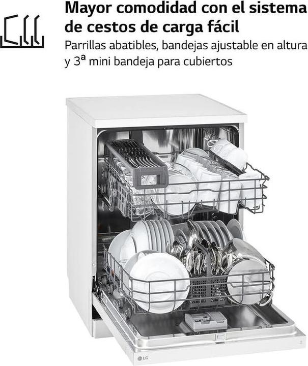 Produktbild LG Geschirrspüler DF142FW 5P QUADWASH 60 cm Weiss
