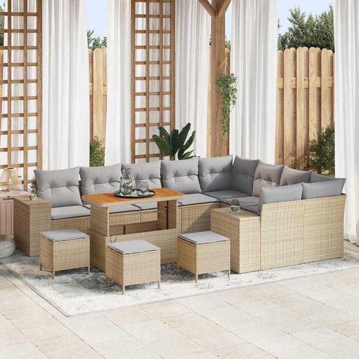 Actual product image vidaXL Garden sofa set