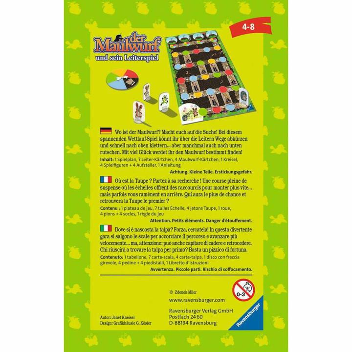 Produktbild Ravensburger Der Maulwurf und sein Leiterspiel (Deutsch)