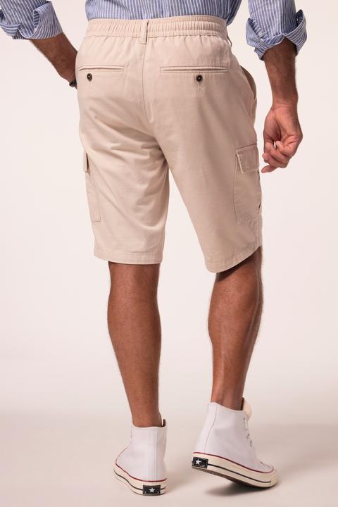 Produktbild JP1880 Bermuda, Leinenoptik, Cargotaschen, Elastikbund (8XL)