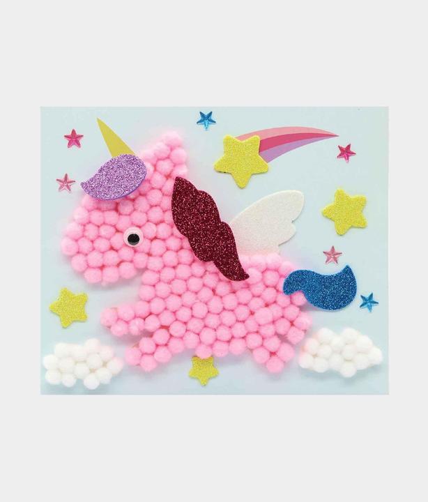 Produktbild I Am Creative Pompon Set zum Selbermachen, Einhorn
