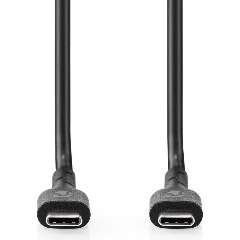 Thumbnail - Nedis USB-Kabel USB 2.0 USB-C™ Stecker USB-C™ Stecker 240 W 480 Mbps Vernickelt 2.00 m (2 m, USB 2.0), USB Kabel