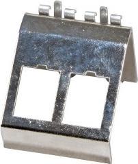 Actual product image EFB Elektronik EFB Keystone module holder for top hat,stainless steel,f. 2xKeystone