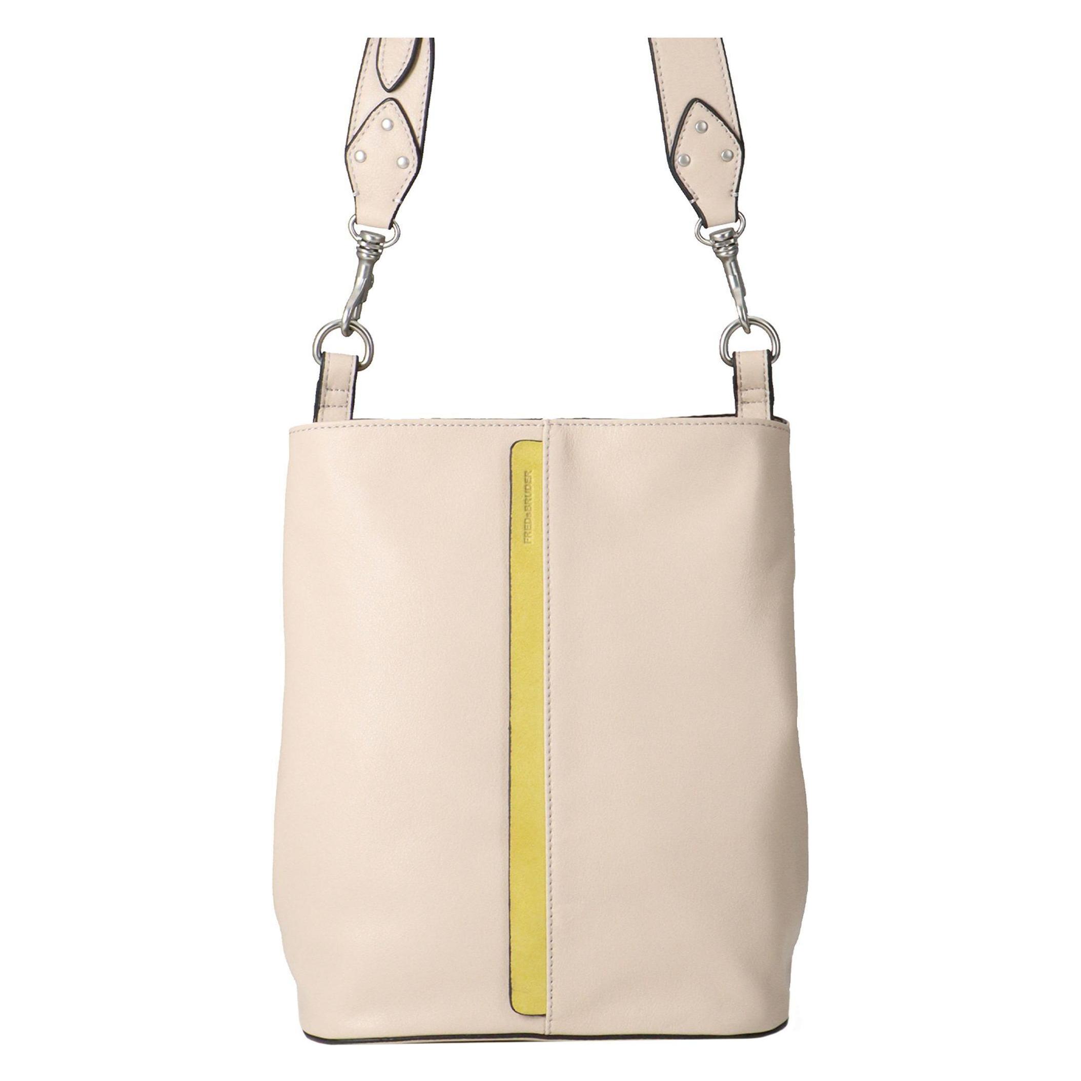 FredsBruder, Damen, Handtasche, Shea Umhängetasche Leder 25 Cm, Beige