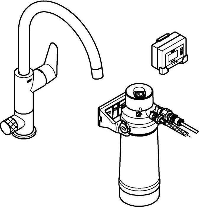 Immagine prodotto Grohe Rubinetto da cucina con funzione di filtro Blue cromo lucido 30385000