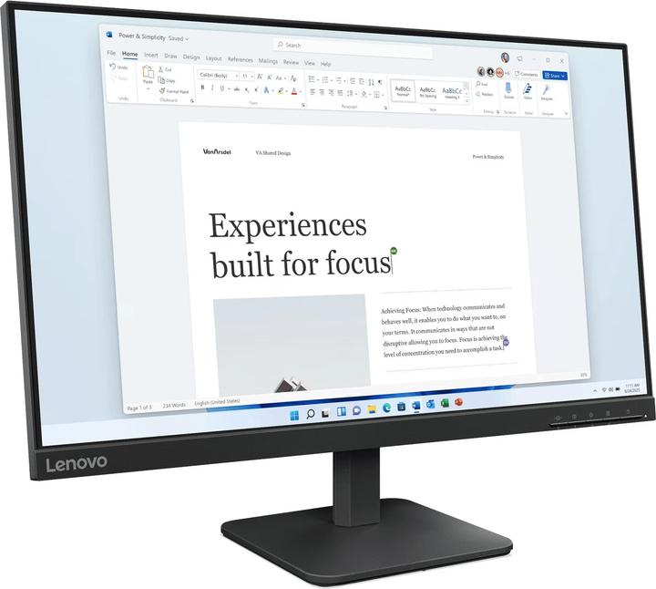 Produktbild Lenovo L24-4e (1920 x 1080 Pixel, 23.80")