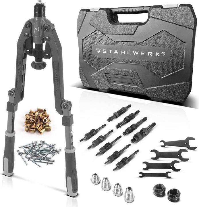 Stahlwerk Kit de pinces pour écrous à river et rivets aveugles (170 mm)