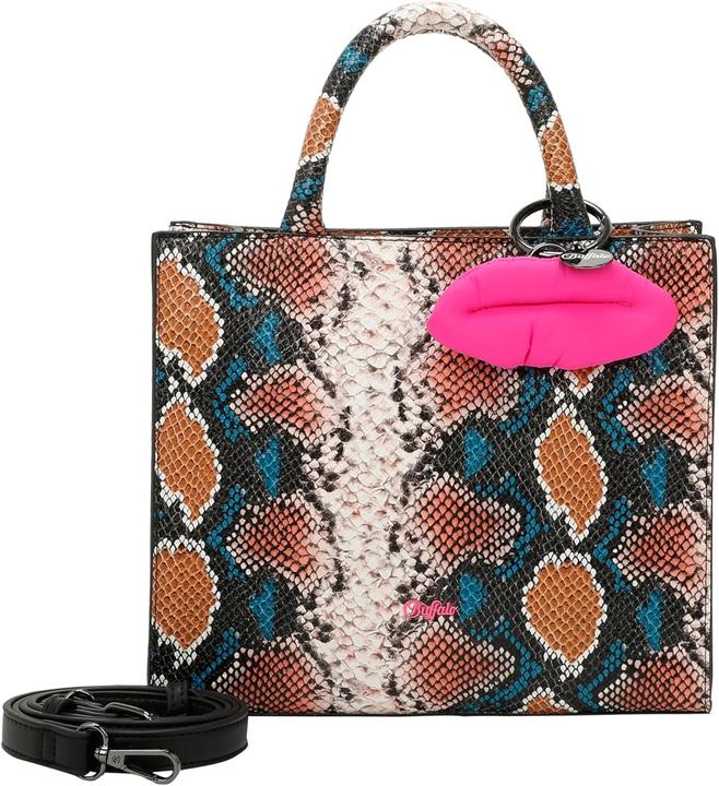 Buffalo Borsa Shopping Collezione Grande e Quadrata Fancy Snake