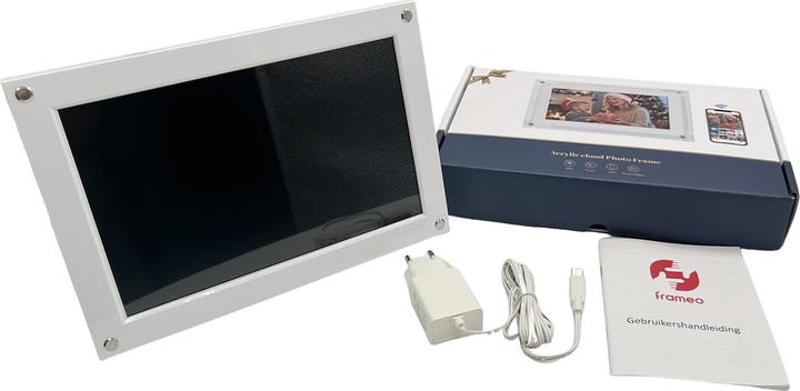 Benel Frameo Digitaler Fotorahmen WT-101W Acryl Weiss 10.1 Inch (10.10", 1280 x 800 pixel)