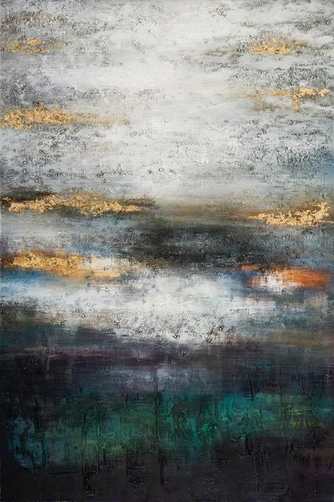 Produktbild Schubiger Bild Neugierige Kühe (70 x 140 cm)