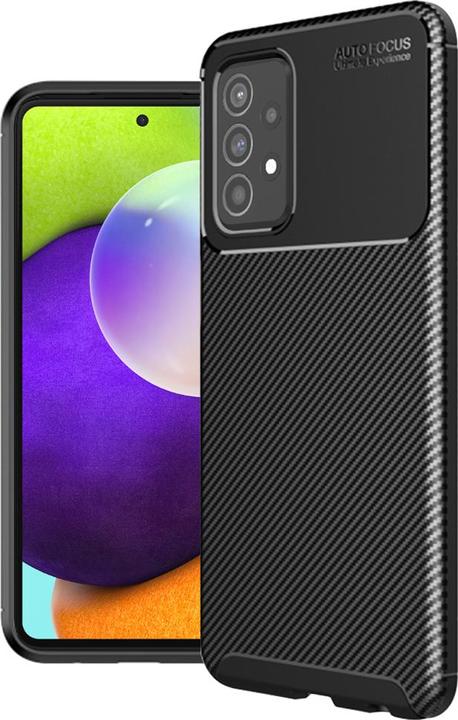 Produktbild Techsuit - CarbonFiber - Samsung Galaxy A52 4G / A52 5G / A52s 5G - Black (Samsung Galaxy A52s 5G, Samsung Galaxy A52, Samsung Galaxy A52 5G)