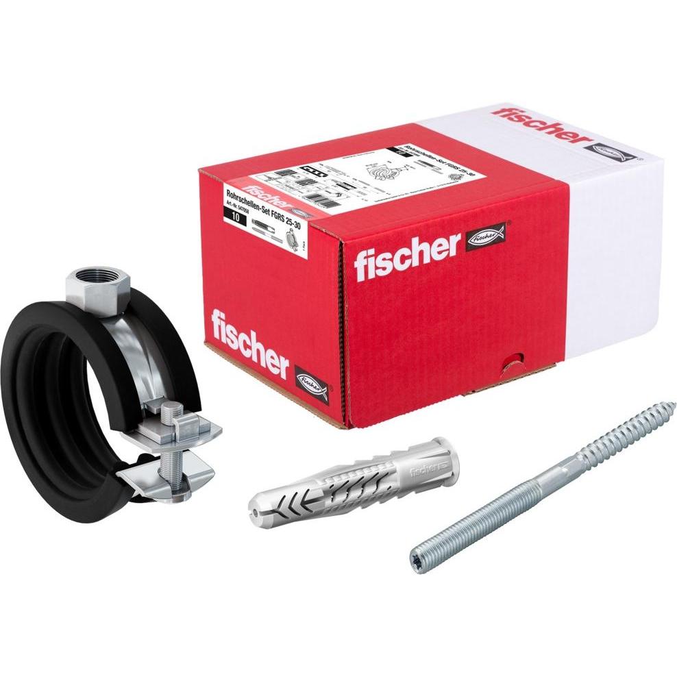 Thumbnail - Fischer, Dübel, Rohrschellen-Set FGRS 25-30 (10 Stk.)