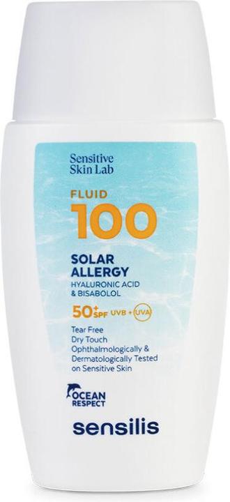 Immagine prodotto Sensilis Ultrafluid 100 Protezione Solare Anti-Età con Acido Ialuronico e Vitamina E 40ml (Crema solare, SPF 50+, 40 ml)