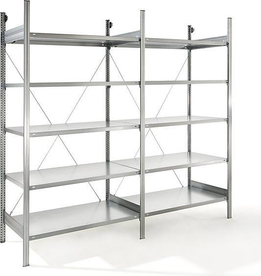 Actual product image eurokraft pro Shelf plug-in rack, galvanized