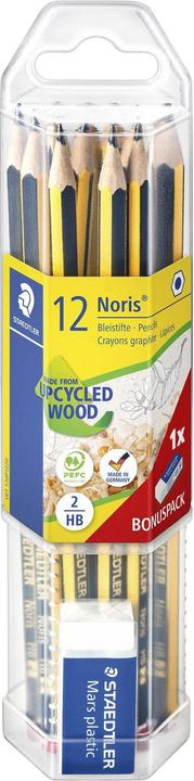 Produktbild Staedtler Bleistift Noris® 120 Stärke der Mine: 2 mm Bezeichnung der Härte: HB (2 mm, HB, 12x)