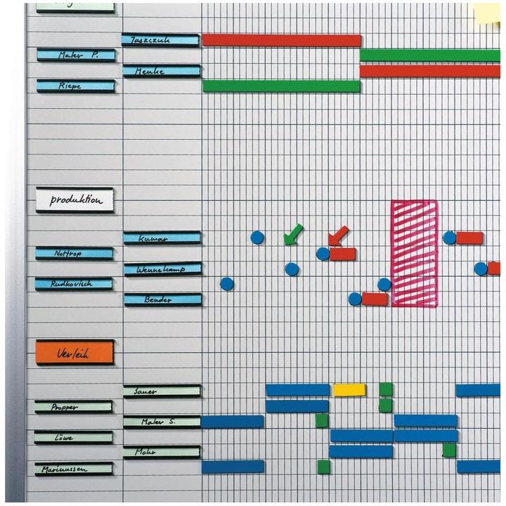 Image du produit Legamaster LEGAMASTE Planning annuel Professional 7-404300 100x150cm pour 75 pers/objets (150 x 100 cm)