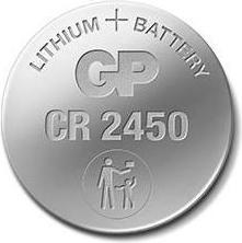 Actual product image GP Batteries GP Coin cell battery CR2450 3V Safety Seal - 2-pack (2 pcs., CR2450)