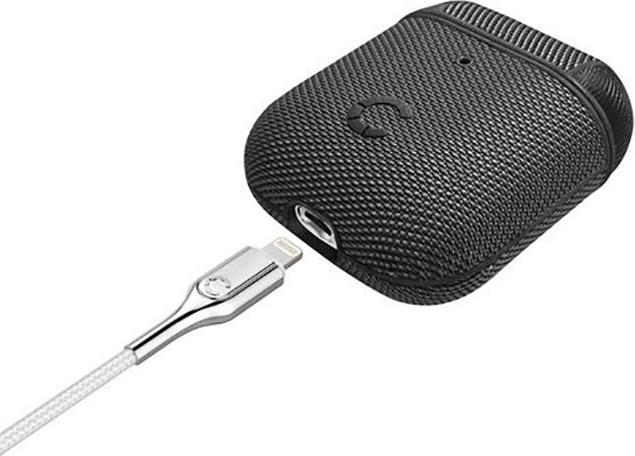Actual product image Cygnett TekView Slim Case for AirPods 1 & 2 - Grey/Black (Headphone sleeve)