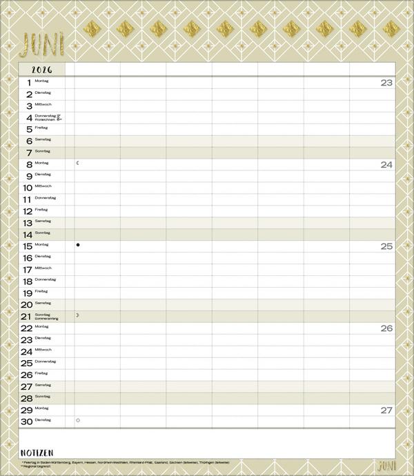 Produktbild Multiplaner - Time for glamour