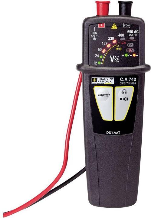Image du produit Chauvin Arnoux Testeur de tension bipolaire CA (CAT IV 600V, Testeur de tension)