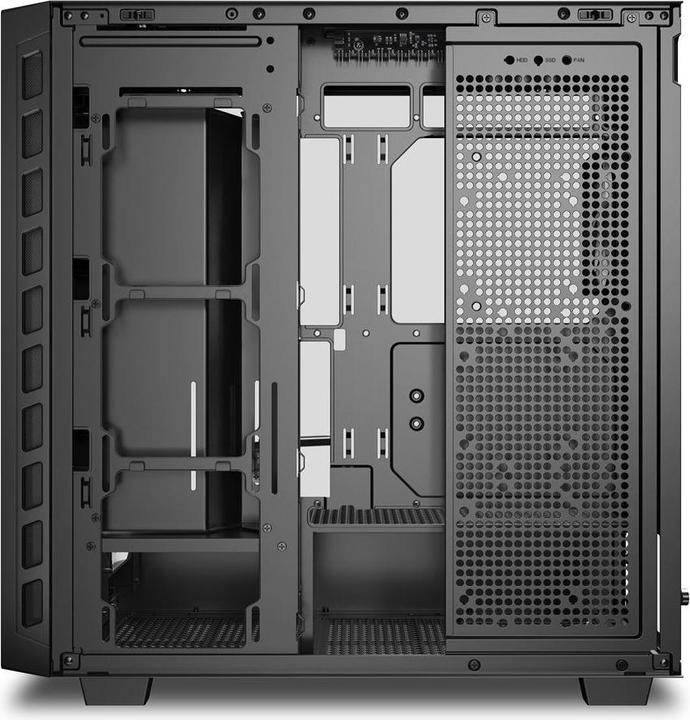 Immagine prodotto Sharkoon Rebel C80G RGB ATX Nero (nero) (ATX, mATX, Mini-ITX)