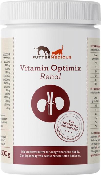Immagine prodotto Integratore alimentare per cani Renal Vitamin-Optimix, 500 g (Adulto, 1 pz., 600 g)