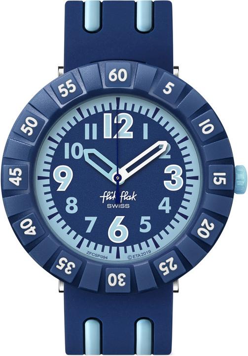 Flik Flak Blue4U (Analogue wristwatch, 36 mm)