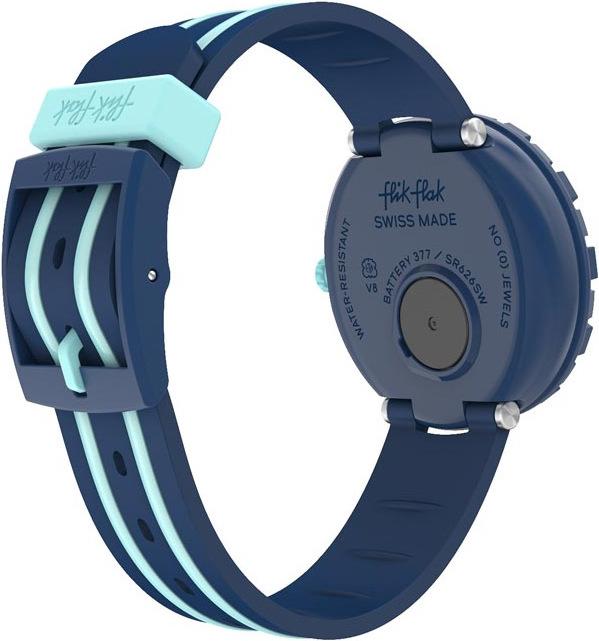 Actual product image Flik Flak Blue4U (Analogue wristwatch, 36 mm)