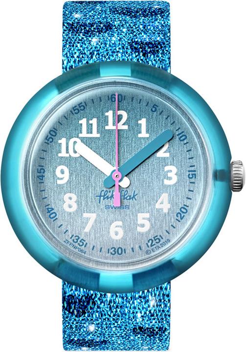 Flik Flak Scintilla turchese (Orologio da polso analogico, 32 mm)