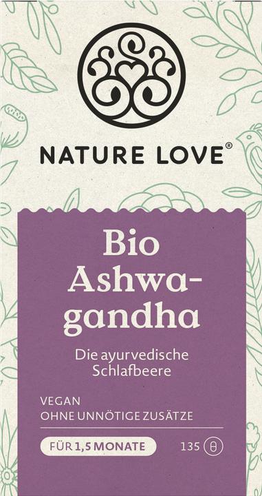 Produktbild Nature Love Ashwagandha (135 Stück, 103 g)