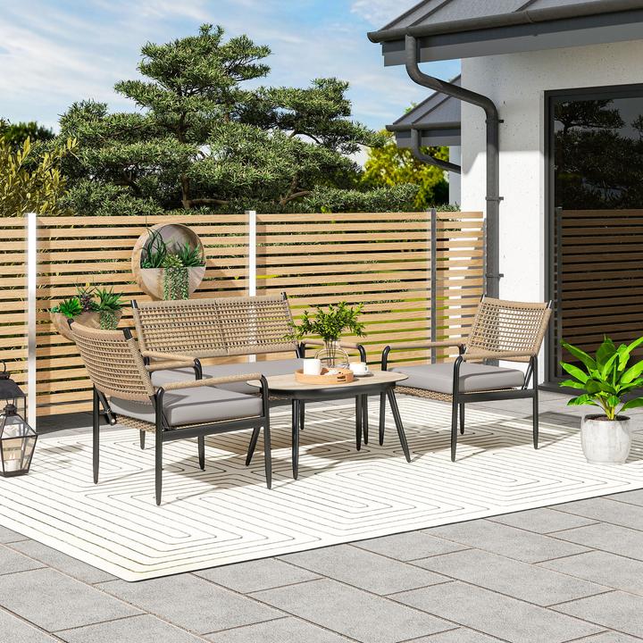 Actual product image Outsunny Garden furniture set