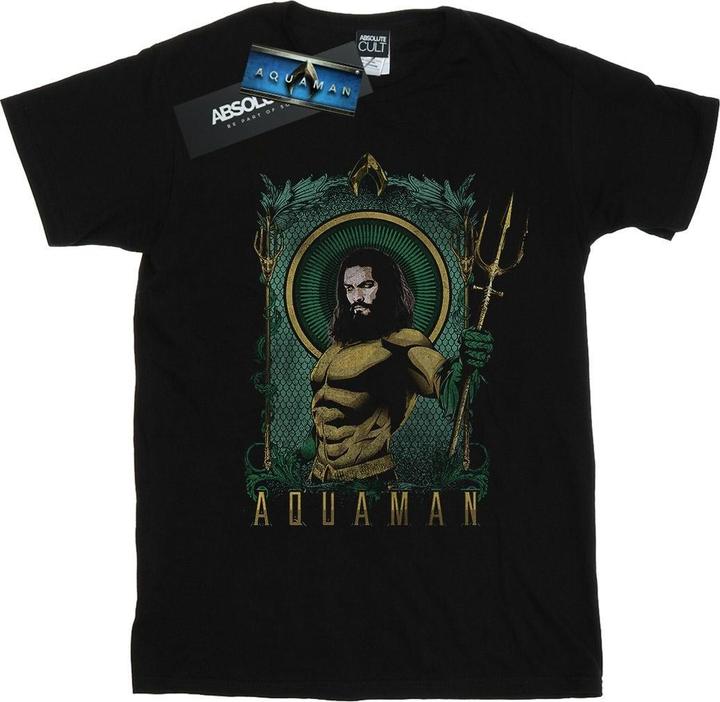 Produktbild Aquaman Framed Trident TShirt Jungen (116)