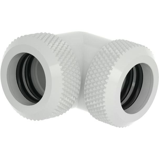 Barrow Multi-Link Adapter 90 Grad 12mm AD auf 12mm AD Hardtube - weiss, Wasserkühlung Anschluss, Weiss