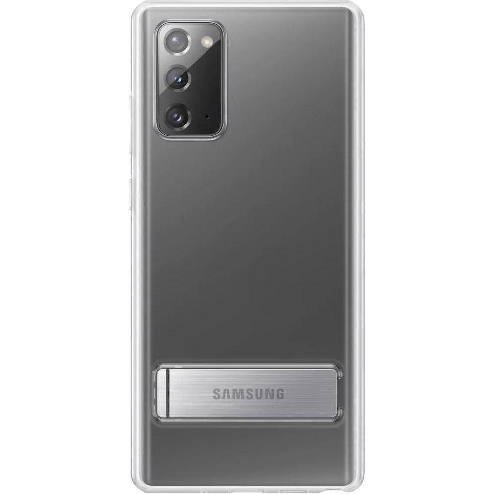 Samsung Clear Standing Cover (Samsung Galaxy Note 20), Smartphone Hülle, Transparent